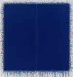 Bernd Berner, flächenraum, 1983, Kreide und Öl auf Leinwand