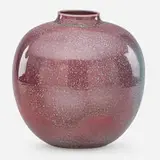Cliff Lee, Large vase, oxblood and turquoise glaze
