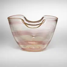 Vase by Ercole Barovier, c. 1955, internally decorated glass, sold Aug 2024