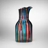 Gio Ponti, A Canne pitcher, c. 1950, glass with polychrome canes