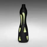 Alessandro Mendini, Monumental Arsos vase, 1998, wheel-carved glass