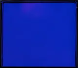 Imi Knoebel, Blaue Scheibe (Ehre an Joseph Beuys), 1992, Blaues Glas