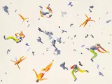 Norbert Bisky, 8.23 h, 2010, Ditone-Print auf Velin