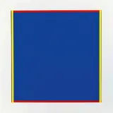 Imi Knoebel, Aus: „Rot, Gelb, Blau, Weiß, 1995, 2 Farbserigrafien, jeweils auf leichtem Karton