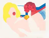 Tom Wesselmann, Look at Wesselmann, 1968, Farbserigrafie auf Papier