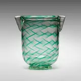 Barovier & attribution Toso, Vase, c. 1938, internally decorated glass with applied details