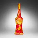 Ermanno Toso, Nerox bottle, c. 1962, internally decorated glass