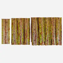 Don Wight, Primavera curtain panels, set of three, 1959, velvet