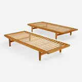 Poul Volther, Daybeds, set of two, c. 1965, oak