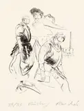Rüstung by Neo Rauch, 2006, Lithographie auf Hahnemühle-Velin, sold Nov 2014