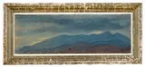 Robert Kummer, Wolkenstudie aus dem Erzgebirge, Um 1860, Öl auf Leinwand, auf Holz aufgezogen
