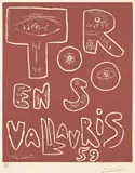 Toros en Vallauris 59 by Pablo Picasso, 1959, Farblinolschnitt auf Arches-Velin, sold Nov 2013