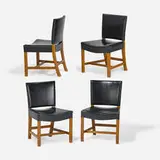 Kaare Klint, Set of four The Red Chair, Denmark