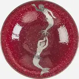 Wilhelm Kåge, Large red Argenta charger, Sweden