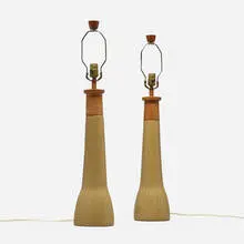 Gordon and Jane Martz, Table lamps model 165-15, pair, c. 1955, Marshall Studios