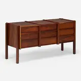 Sergio Rodrigues, Cabinet, c. 1965, rosewood