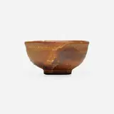 Tea bowl by Toshiko Takaezu, c. 1980, glazed stoneware, sold Jul 2024