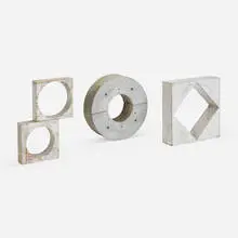 James Prestini, Collection of five prototype models, c. 1968-69, painted plywood