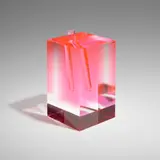 Shiro Kuramata, Flower vase #2, 1989, acrylic, glass