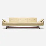 Adrian Pearsall, Sofa, model 2408-S, c. 1965, walnut, upholstery