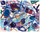 Sam Francis, Trietto IV, 1991, Farbaquatinta auf Velin
