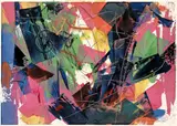 Theodor Werner, Nr. 39/58, 1958, Mischtechnik auf Schoellershammer-Karton
