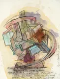 Dennis Oppenheim, Roots in Cubism, Hearts in the Stars, Forest for Cezanne