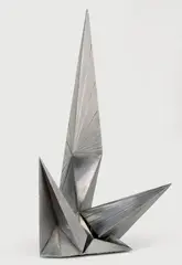 Volkmar Haase, Erektion, 1972, Edelstahl, geschweißt. Höhe: 104 cm (41 in.)