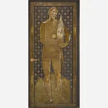 Oscar Bach, Important sculptural Florentine door