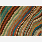 Contemporary, Room-sized wool rug