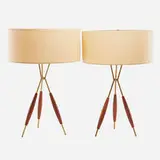 Gerald Thurston, Pair of tripod table lamps