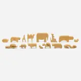 Enzo Mari, 16 Animali puzzle, model 3015D, 1957 / 1972, expandable resin
