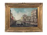Venetian School, The entrance to the Grand Canal, Venice; and Rio dei Mendicanti, Venice