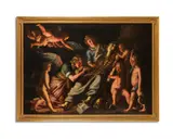 The Death of the Magdalene by Italian School, oil on canvas, sold Jul 2016
