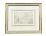 Dr Syntax leading a procession of schoolgirls to church by Thomas Rowlandson, pen and ink and watercolour on paper, sold Jul 2016