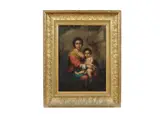 Bartolomé Esteban Murillo, The Madonna and Child, oil on canvas