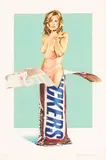 Mel Ramos, Snickers / Candy II, 2004, Farblithografie auf Velin