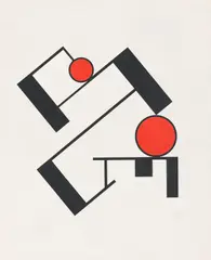 Erich Buchholz, Ohne Titel, Um 1921, Tempera und Tusche auf Velin