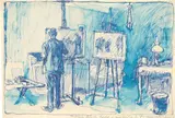 George Grosz, Atelier Fiedler / Grosz, Berlin-Südende