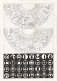 Matt Mullican, Untitled (Organizational Legend), 1988, 16 Aquatinta-Radierungen auf Papier