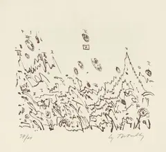 Cy Twombly, Untitled, 1960, Lithografie auf Papier