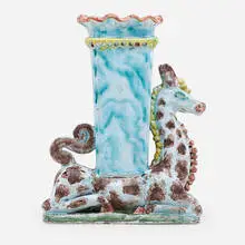 Faience vase by René Buthaud, France, sold May 2019