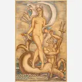 René Buthaud, Massive cartoon (Venus and Neptune), France