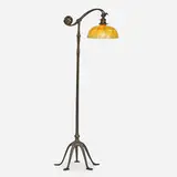 Adjustable counterbalance floor lamp by Tiffany Studios, sold May 2019