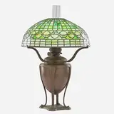Vine Pattern oil table lamp by Tiffany Studios, sold May 2019