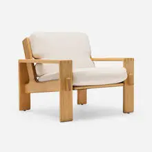 Esko Pajamies, Bonanza lounge chair, c. 1965, oak, upholstery