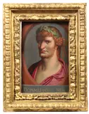 Otto van Veen, Portrait of Emperor Nero; and Portrait of Emperor Otho, a pair, oil on panel
