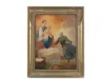 The Levitation of Saint Dominic by Italian School, oil on canvas, unlined, sold Jul 2016