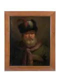 Portrait of a bearded man by Christian Wilhelm Ernst Dietrich, oil on panel, offered Jul 2016