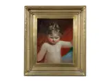 Portrait of a child by Joshua Reynolds, oil on canvas, sold Jul 2016